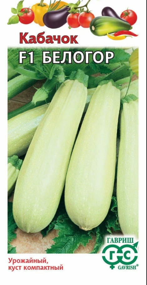 Кабачок_Белогор F1 ХИТх3/_1,5_г._Гавриш
