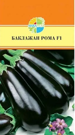 Баклажан_Рома F1_5_шт._Акварель