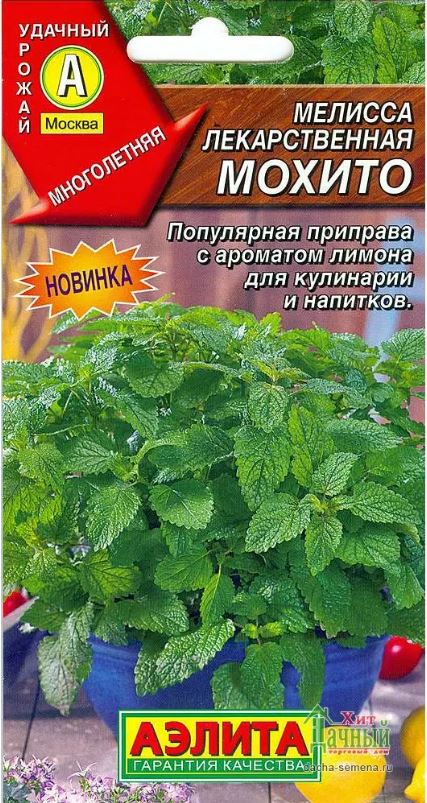 Мелисса_Мохито лекарств_0,1_г._Аэлита