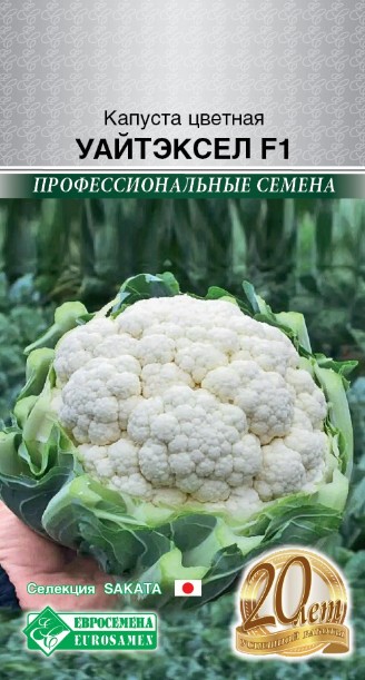 Капуста_цветная_Уайтэксел F1 (проф)_10_шт._ЕВРОСЕМЕНА