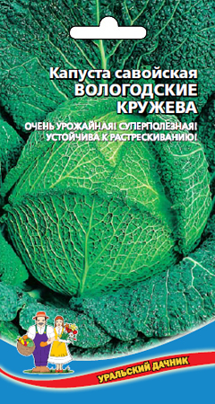 Капуста_савойская_Вологодские кружева_0,3_г._Уральский Дачник