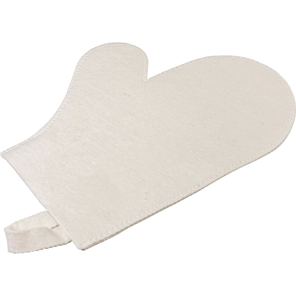 Рукавица без рисунка (белая)