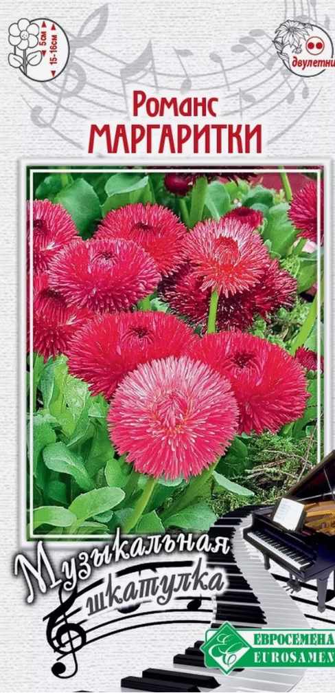 Маргаритка_Романс Маргаритки (Музыкальная шкатулка)_0,04_шт._ЕВРОСЕМЕНА