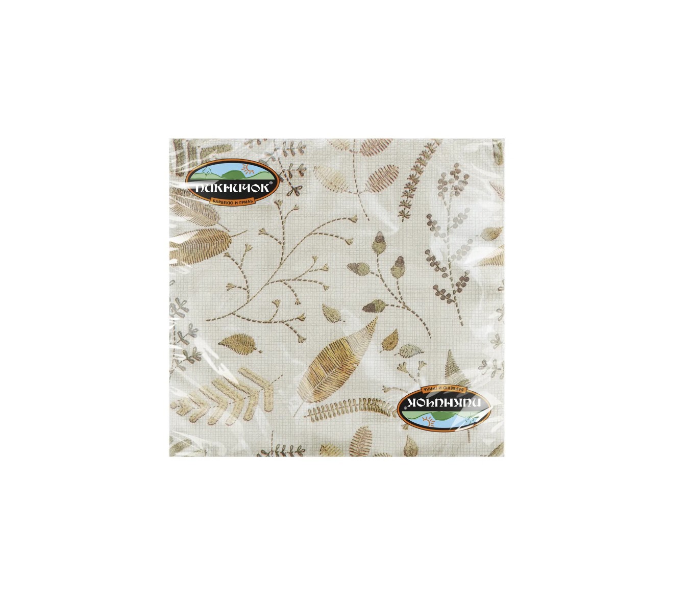 Салфетки бумажные, 33*33см, 20шт. в уп., ТМ ПИКНИЧОК