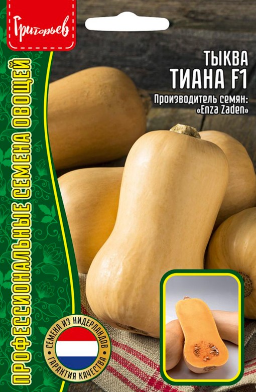 Тыква_Тиана F1 (порционная) б/ф_5_шт._Григорьев