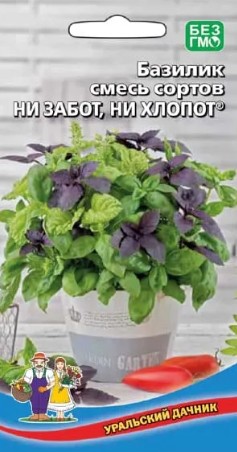 Базилик_Ни Забот, ни Хлопот см_0,25_г._Уральский Дачник