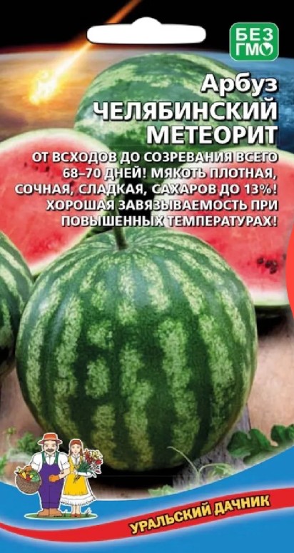 Арбуз_Челябинский Метеорит_10_шт._Уральский Дачник