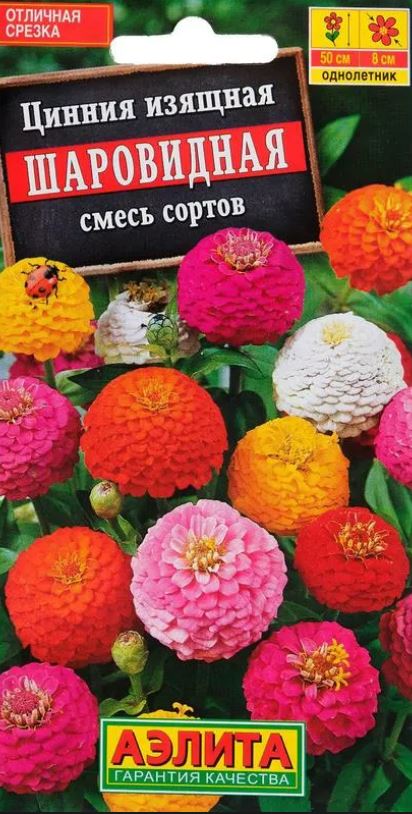 Цинния_Шаровидная см_0,5_г._Аэлита