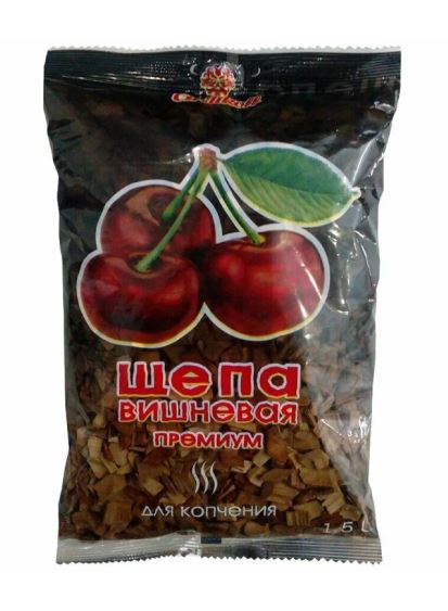 Щепа древесная (вишня) в упак. (1,5 л)