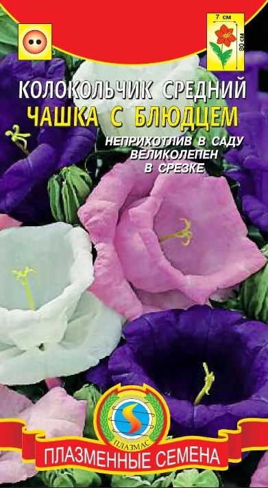 Колокольчик_Чашка с блюдцем см (средний)_0,04_г._Плазменные семена