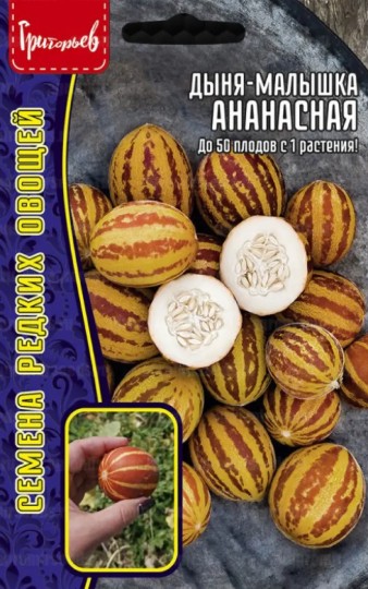 Дыня_Ананасная (малышка) б/ф_5_шт._Григорьев