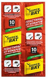 SuperBAT Пластины  красные 240 шт./кор.