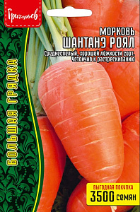 Морковь_Шантанэ Роял ВП б/ф_3500_шт._Григорьев