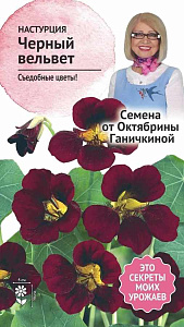 Настурция_Черный Вельвет_0,04_г._АгроСидсТрейд