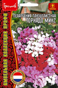 Герань (Пеларгония)_Торнадо Микс (плющелистная) б/ф_3_шт._Григорьев