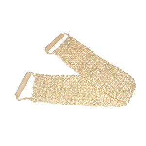 Мочалка из сизаля крупной вязки (дер.ручки) 5101-5001