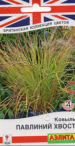 Ковыль_Павлиний Хвост (злак) (Британская Коллекция)_5_шт._Аэлита