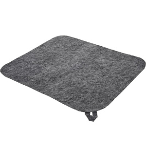 Коврик без рисунка (серый)