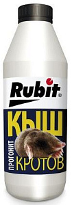 Средство от кротов реппелент  КЫШ 0,5л (12) на 300 кв.м. Рубит