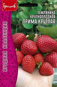 Земляника_Прима Круглая (крупноплодная) б/ф_20_шт._Григорьев