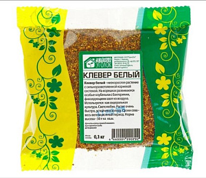 Клевер белый 0,25 кг.  (40шт/уп)