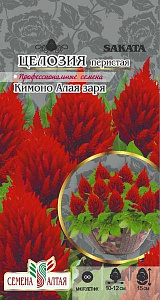 Целозия_Кимоно Алая заря (перистая)_10_шт._Семена Алтая