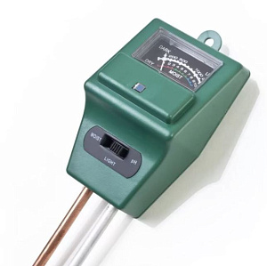 Измеритель кислотности pH почвы электронный 3 в 1 (30698),  (1 шт)   - 100 шт/кор /14601826010896/