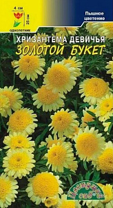 Хризантема_Золотой Букет (девичья)_0,04_г._Цветущий Сад