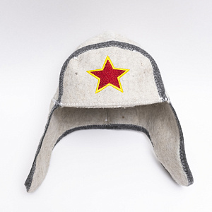 Ушанка комбинированная