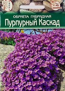Обриета (аубреция)_Пурпурный каскад (альпийская горка)_0,05_г._ЕВРОСЕМЕНА