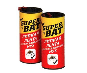 SuperBAT Мухолов лента липкая инсектицидное средство 1000 шт./кор