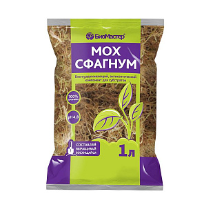 Мох сфагнум, 1л - БиоМастер