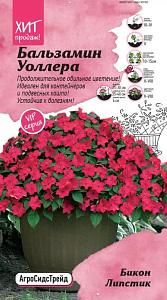 Бальзамин_Бикон Липстик (Уоллера)_5_шт._АгроСидсТрейд
